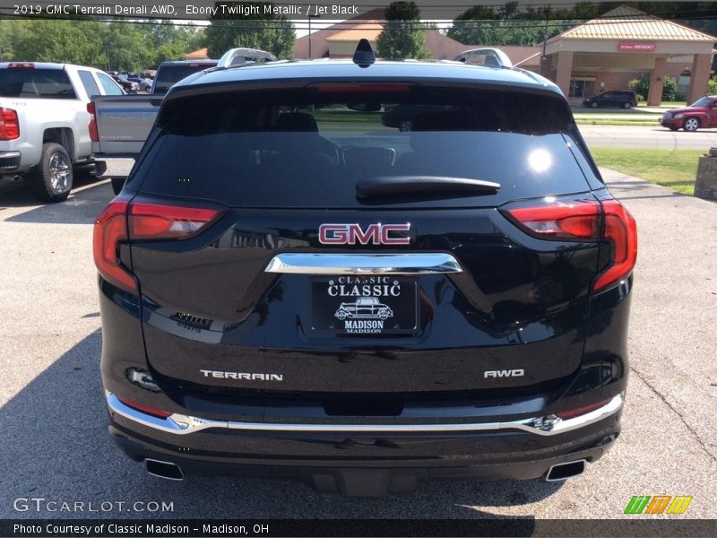 Ebony Twilight Metallic / Jet Black 2019 GMC Terrain Denali AWD