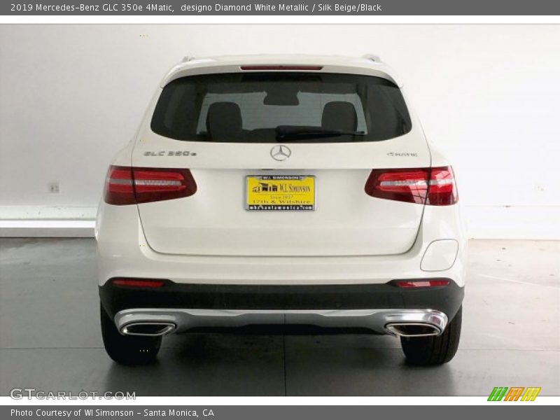 designo Diamond White Metallic / Silk Beige/Black 2019 Mercedes-Benz GLC 350e 4Matic