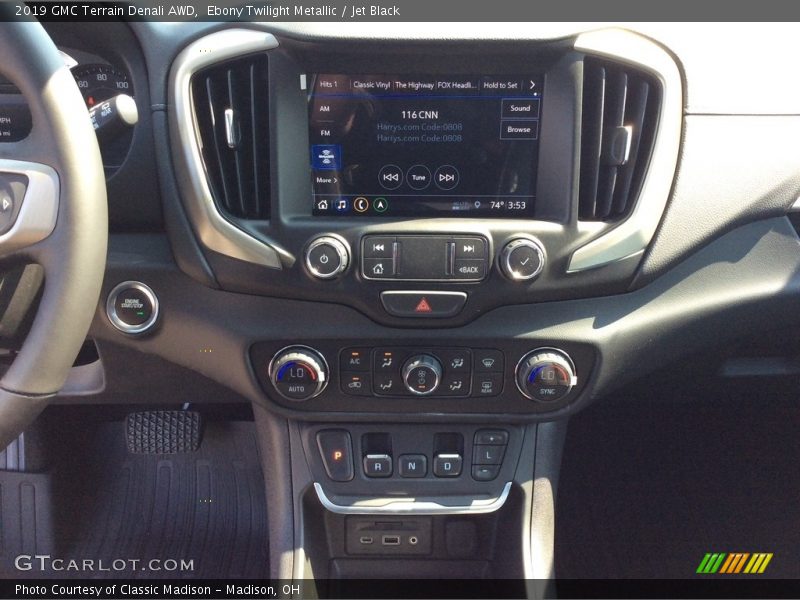Ebony Twilight Metallic / Jet Black 2019 GMC Terrain Denali AWD
