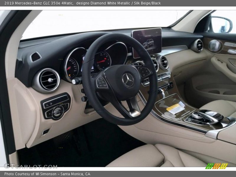 designo Diamond White Metallic / Silk Beige/Black 2019 Mercedes-Benz GLC 350e 4Matic
