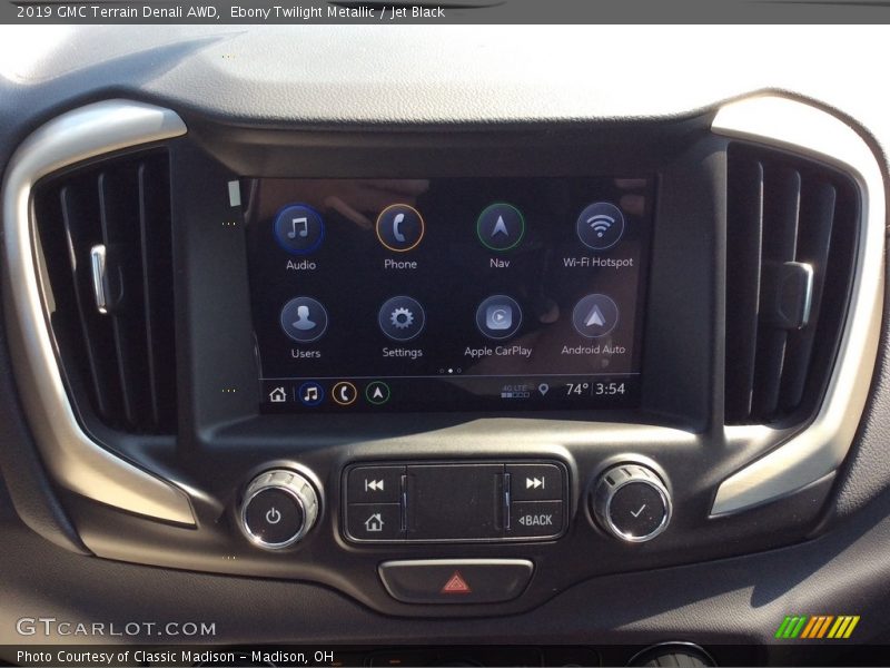 Ebony Twilight Metallic / Jet Black 2019 GMC Terrain Denali AWD