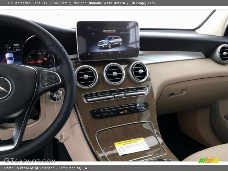 designo Diamond White Metallic / Silk Beige/Black 2019 Mercedes-Benz GLC 350e 4Matic