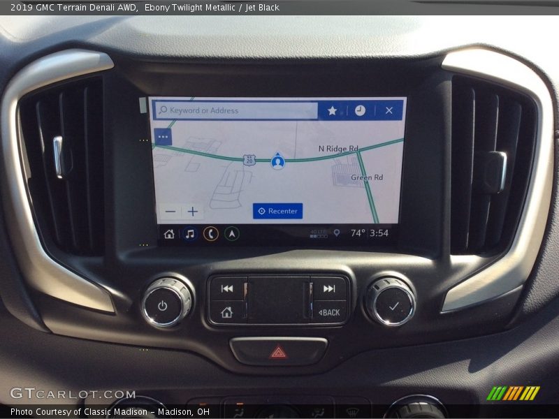 Ebony Twilight Metallic / Jet Black 2019 GMC Terrain Denali AWD