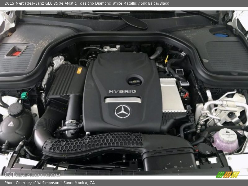 designo Diamond White Metallic / Silk Beige/Black 2019 Mercedes-Benz GLC 350e 4Matic