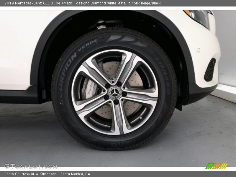 designo Diamond White Metallic / Silk Beige/Black 2019 Mercedes-Benz GLC 350e 4Matic