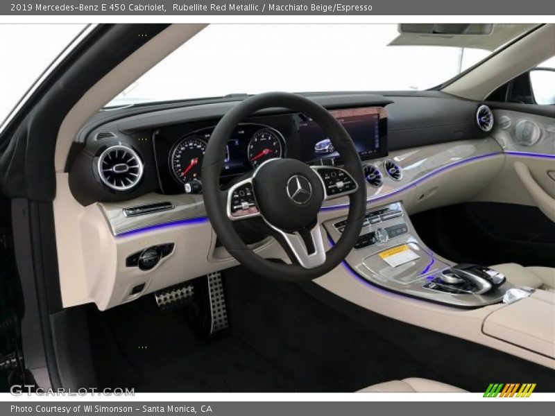 Rubellite Red Metallic / Macchiato Beige/Espresso 2019 Mercedes-Benz E 450 Cabriolet