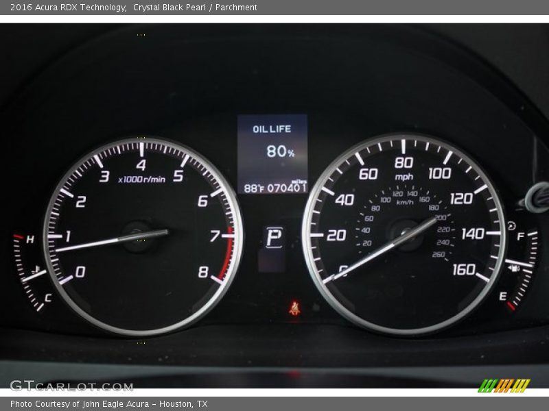 Crystal Black Pearl / Parchment 2016 Acura RDX Technology
