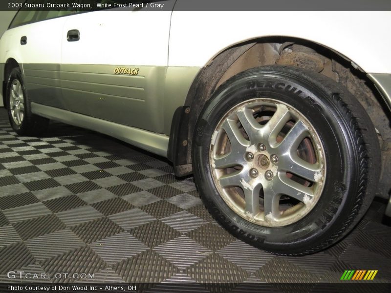 White Frost Pearl / Gray 2003 Subaru Outback Wagon