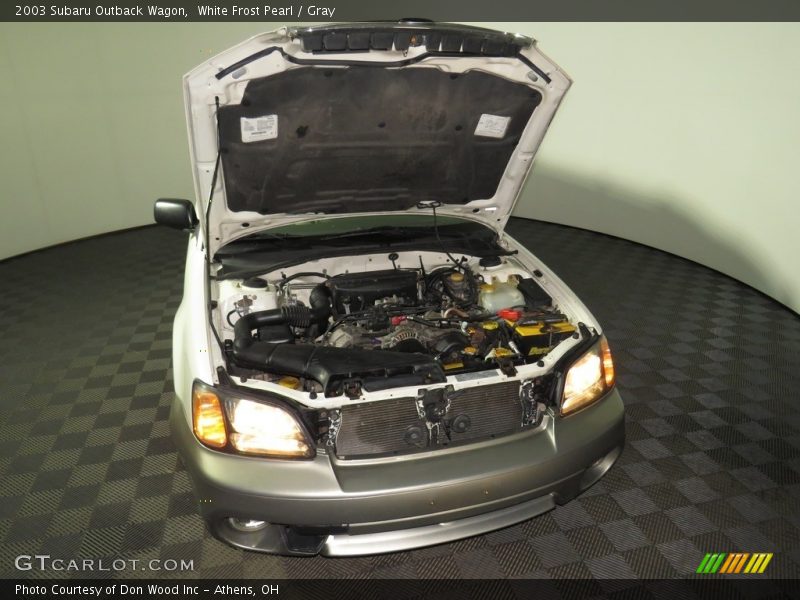 White Frost Pearl / Gray 2003 Subaru Outback Wagon