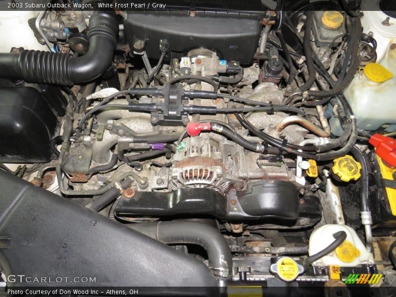White Frost Pearl / Gray 2003 Subaru Outback Wagon