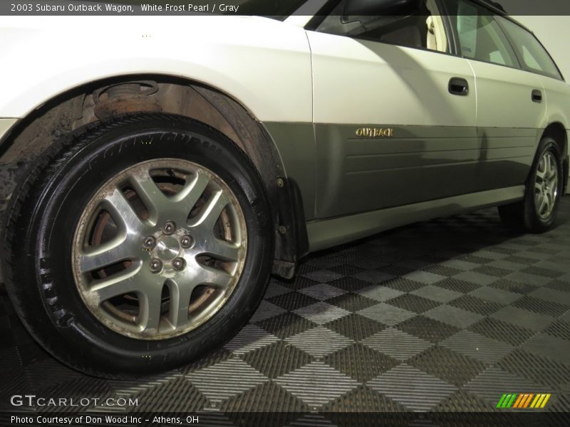 White Frost Pearl / Gray 2003 Subaru Outback Wagon