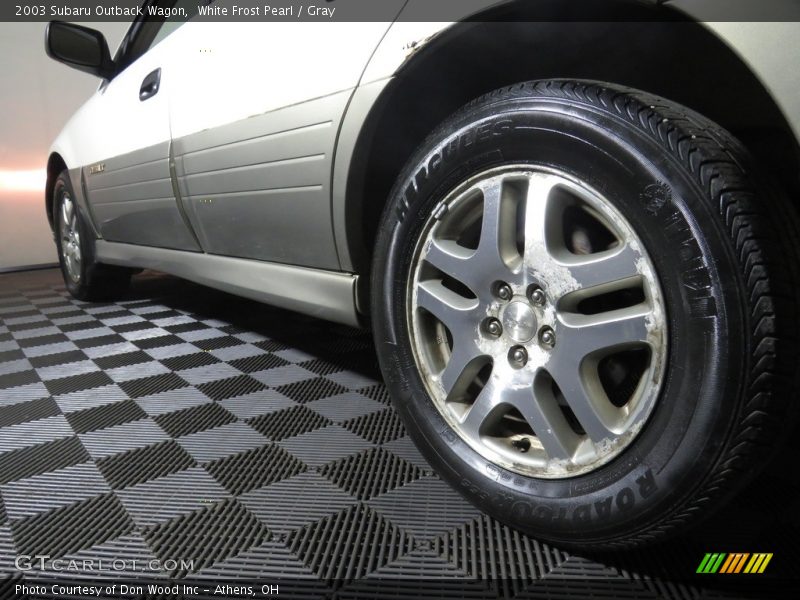 White Frost Pearl / Gray 2003 Subaru Outback Wagon
