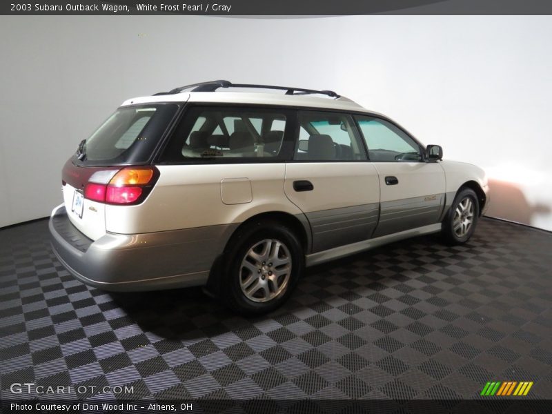 White Frost Pearl / Gray 2003 Subaru Outback Wagon