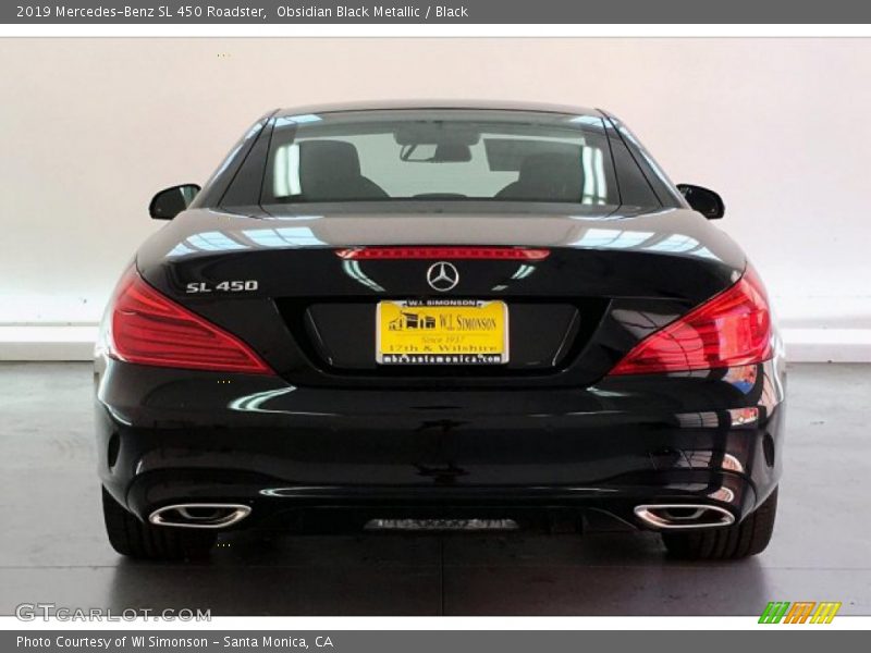 Obsidian Black Metallic / Black 2019 Mercedes-Benz SL 450 Roadster