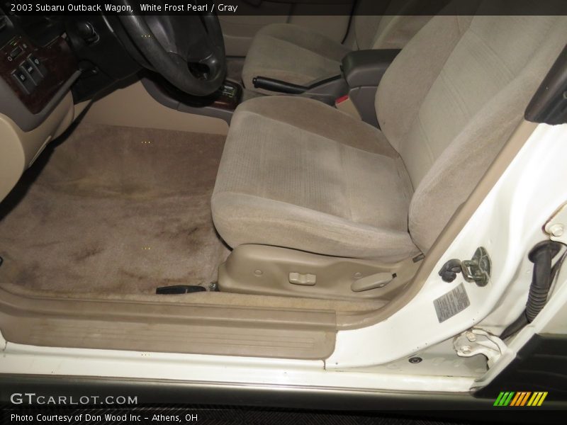 White Frost Pearl / Gray 2003 Subaru Outback Wagon