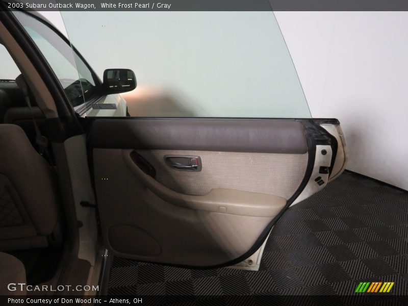 White Frost Pearl / Gray 2003 Subaru Outback Wagon