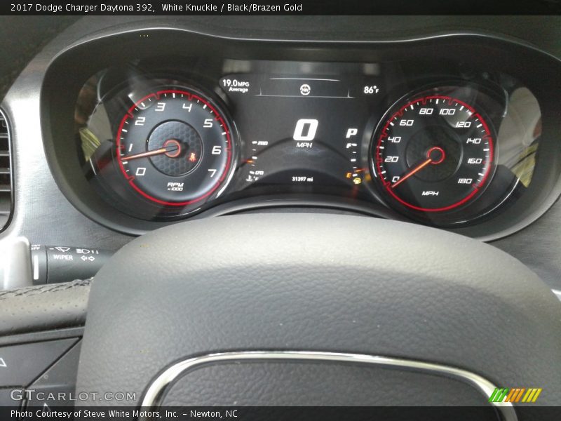 White Knuckle / Black/Brazen Gold 2017 Dodge Charger Daytona 392