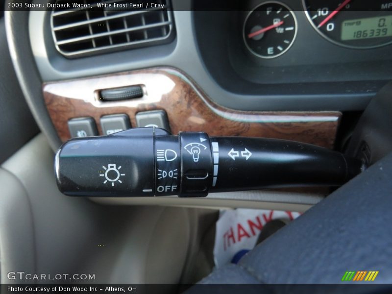 White Frost Pearl / Gray 2003 Subaru Outback Wagon