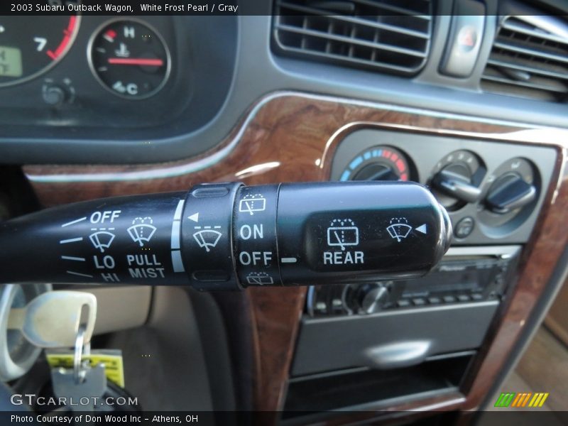 White Frost Pearl / Gray 2003 Subaru Outback Wagon