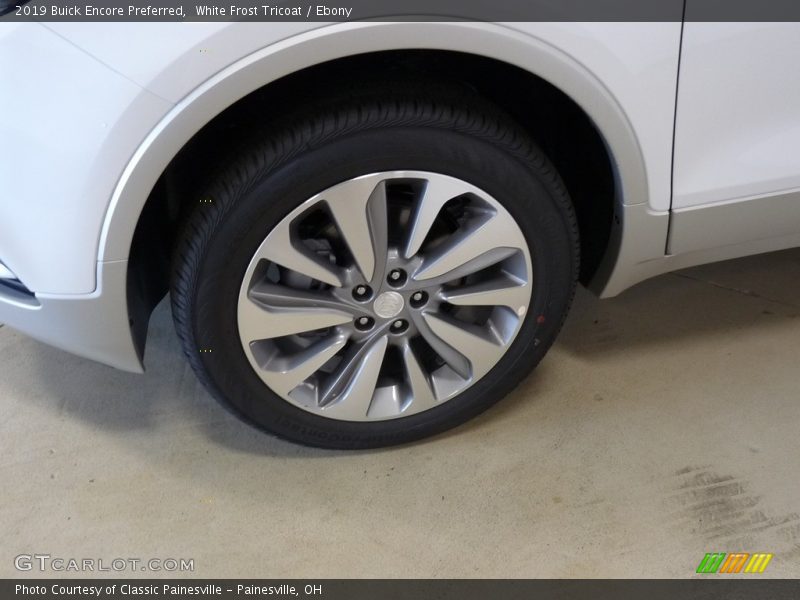 White Frost Tricoat / Ebony 2019 Buick Encore Preferred