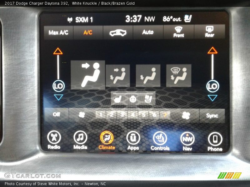 White Knuckle / Black/Brazen Gold 2017 Dodge Charger Daytona 392