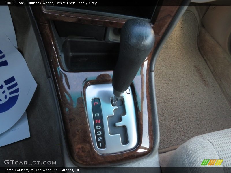 White Frost Pearl / Gray 2003 Subaru Outback Wagon