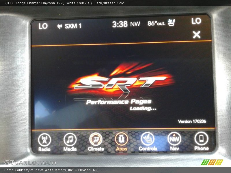 White Knuckle / Black/Brazen Gold 2017 Dodge Charger Daytona 392