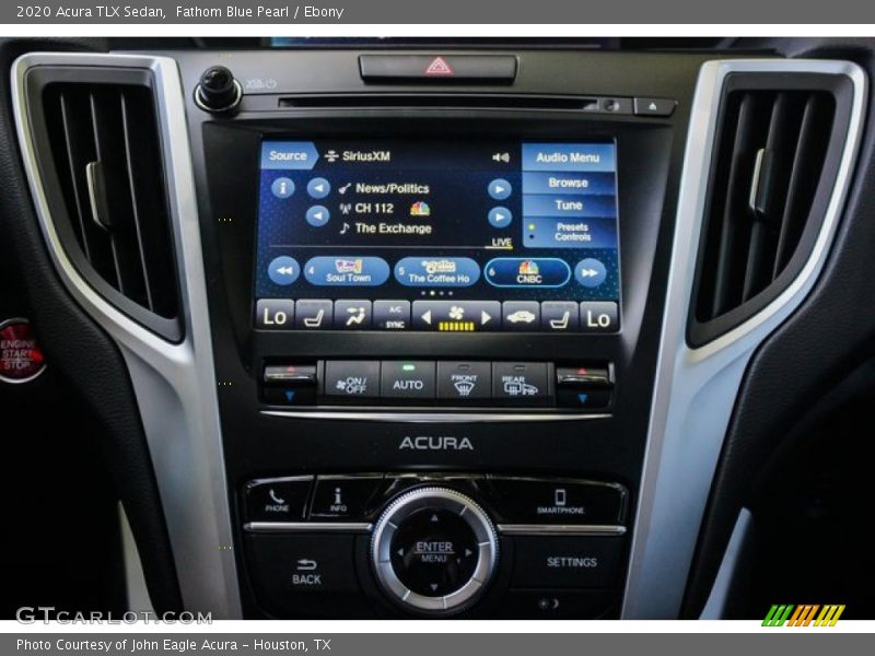 Controls of 2020 TLX Sedan