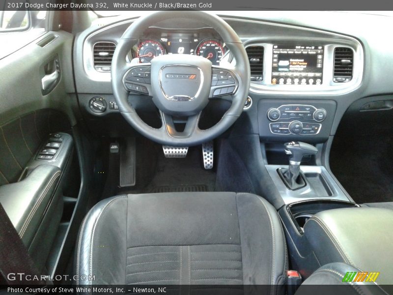 White Knuckle / Black/Brazen Gold 2017 Dodge Charger Daytona 392