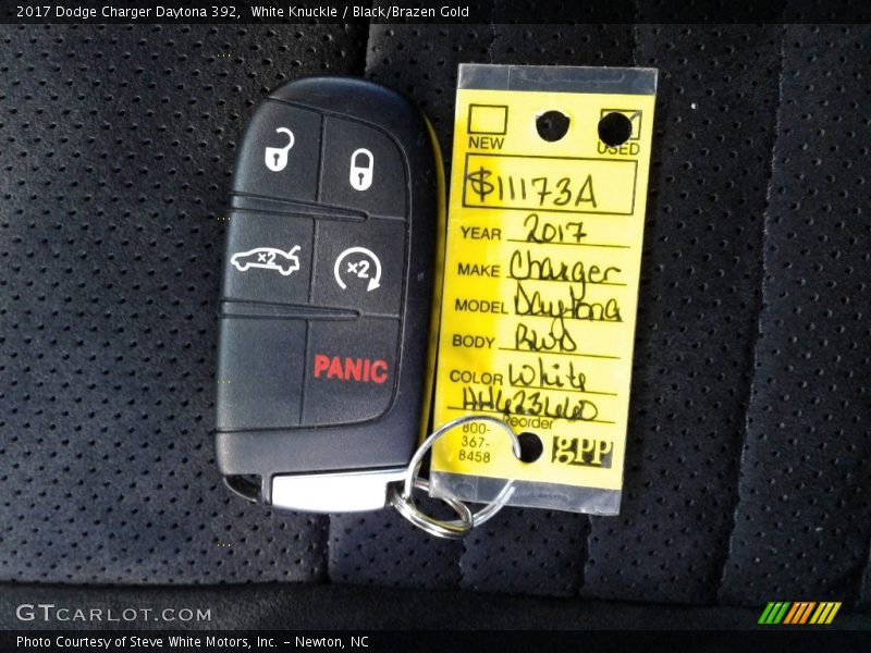 White Knuckle / Black/Brazen Gold 2017 Dodge Charger Daytona 392
