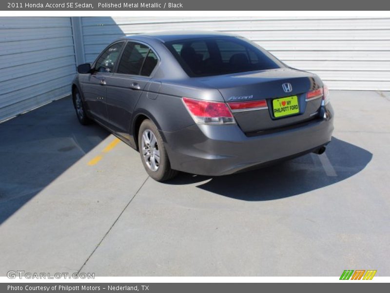 Polished Metal Metallic / Black 2011 Honda Accord SE Sedan