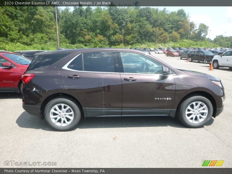 Chocolate Metallic / Jet Black 2020 Chevrolet Equinox LT AWD