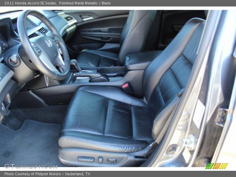 Polished Metal Metallic / Black 2011 Honda Accord SE Sedan