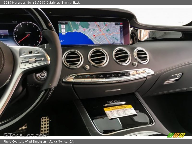 Black / Black 2019 Mercedes-Benz S S 560 Cabriolet