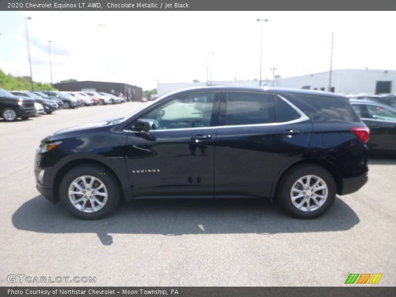 Chocolate Metallic / Jet Black 2020 Chevrolet Equinox LT AWD