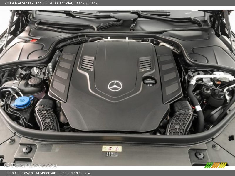 Black / Black 2019 Mercedes-Benz S S 560 Cabriolet