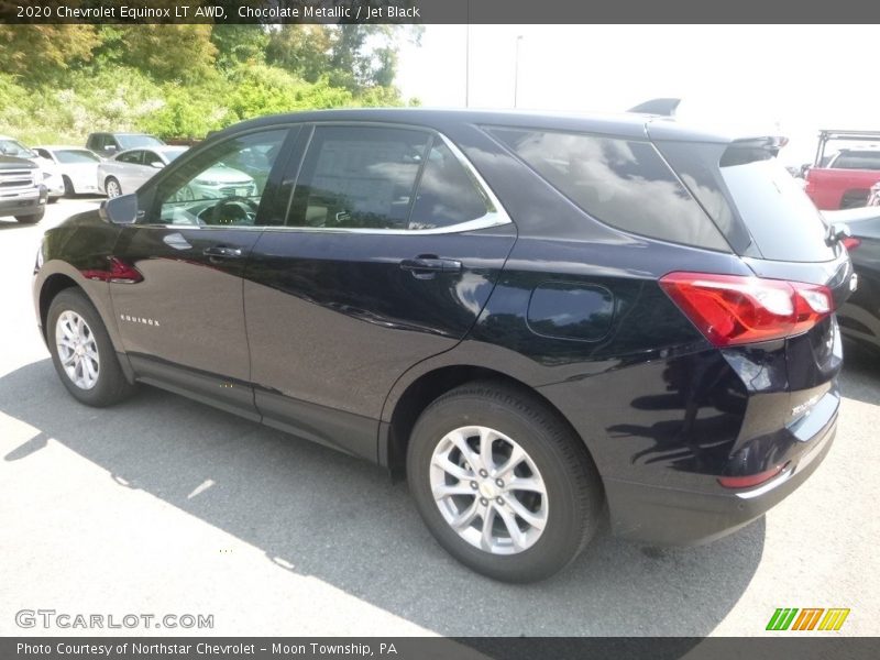 Chocolate Metallic / Jet Black 2020 Chevrolet Equinox LT AWD