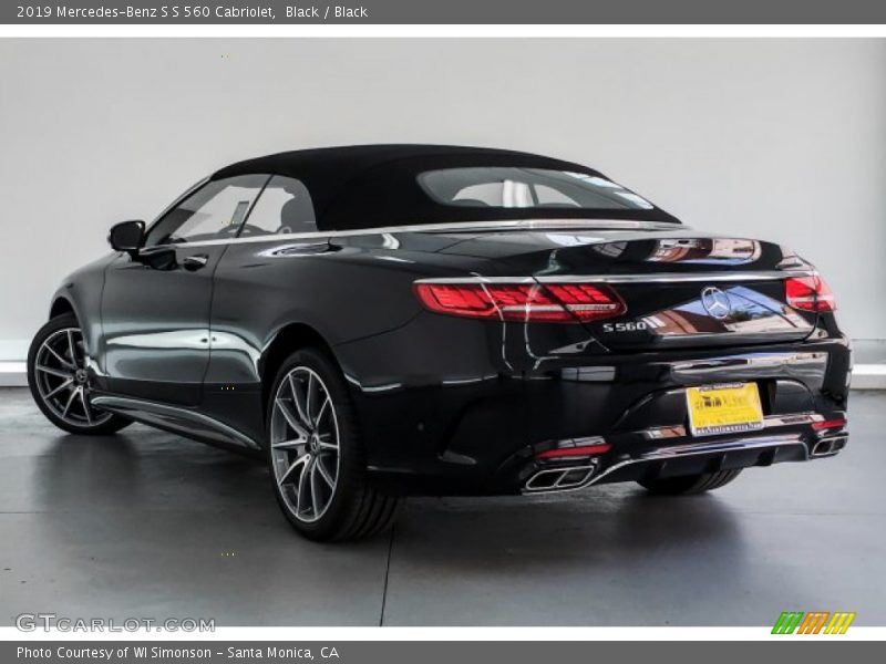 Black / Black 2019 Mercedes-Benz S S 560 Cabriolet
