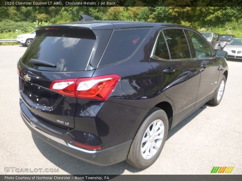 Chocolate Metallic / Jet Black 2020 Chevrolet Equinox LT AWD