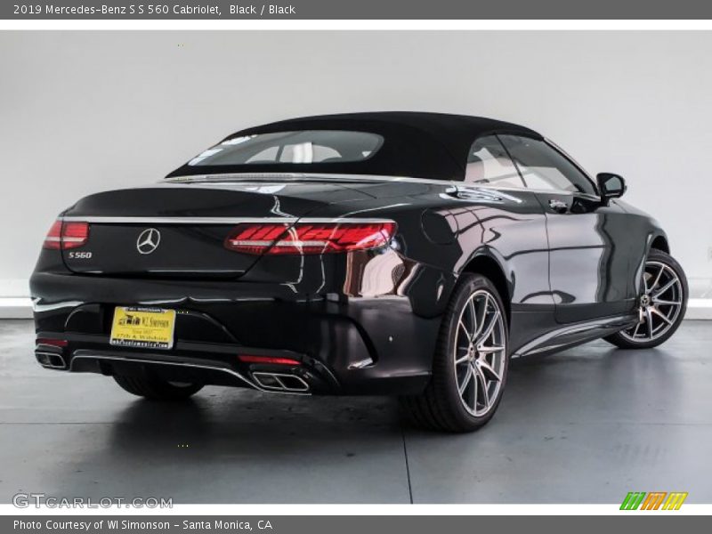 Black / Black 2019 Mercedes-Benz S S 560 Cabriolet