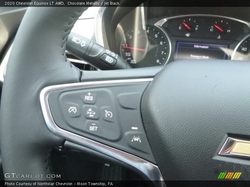 Chocolate Metallic / Jet Black 2020 Chevrolet Equinox LT AWD