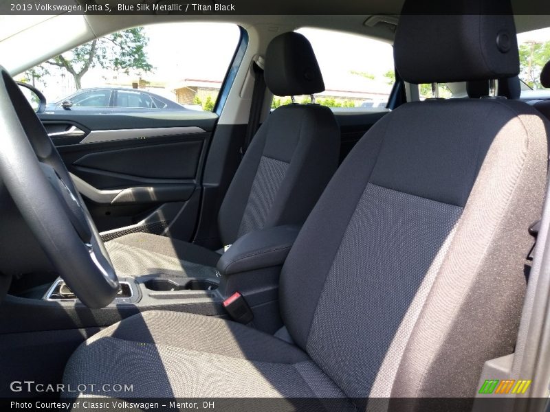 Blue Silk Metallic / Titan Black 2019 Volkswagen Jetta S