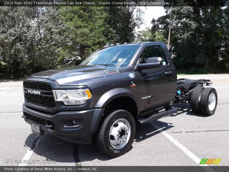 Granite Crystal Metallic / Black/Diesel Gray 2019 Ram 4500 Tradesman Regular Cab 4x4 Chassis