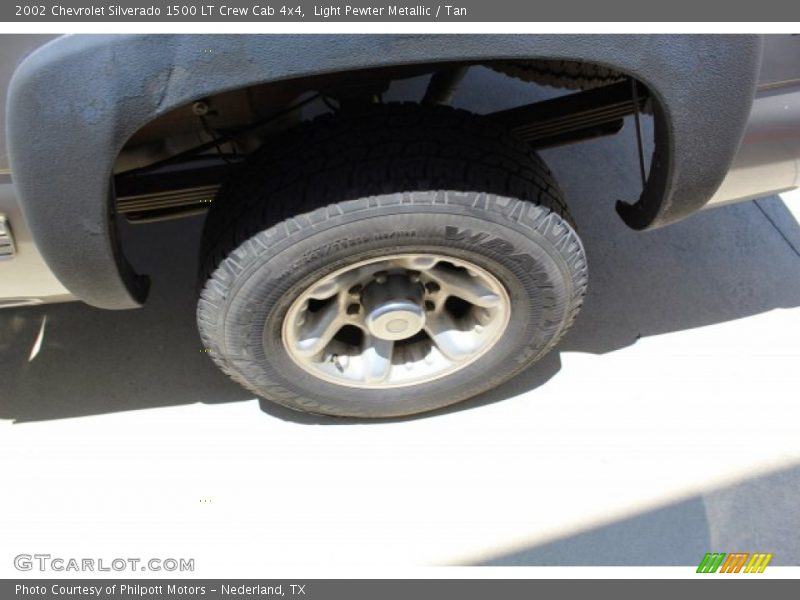 Light Pewter Metallic / Tan 2002 Chevrolet Silverado 1500 LT Crew Cab 4x4