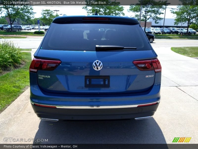 Blue Silk Metallic / Titan Black 2019 Volkswagen Tiguan SEL 4MOTION