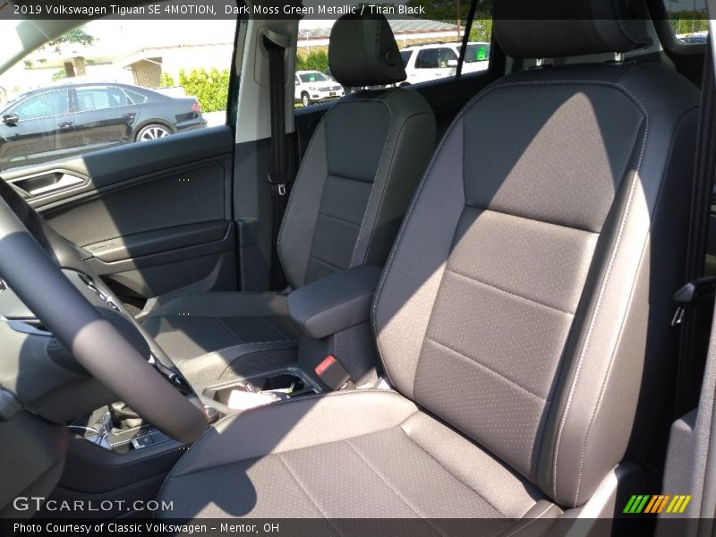 Dark Moss Green Metallic / Titan Black 2019 Volkswagen Tiguan SE 4MOTION