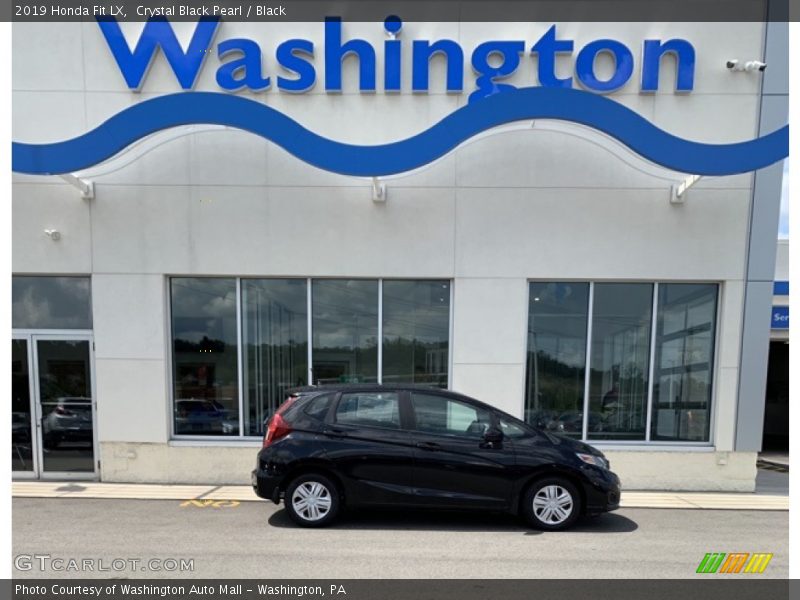 Crystal Black Pearl / Black 2019 Honda Fit LX