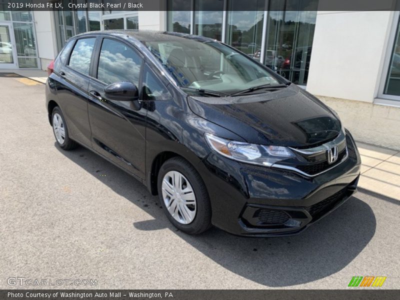 Crystal Black Pearl / Black 2019 Honda Fit LX