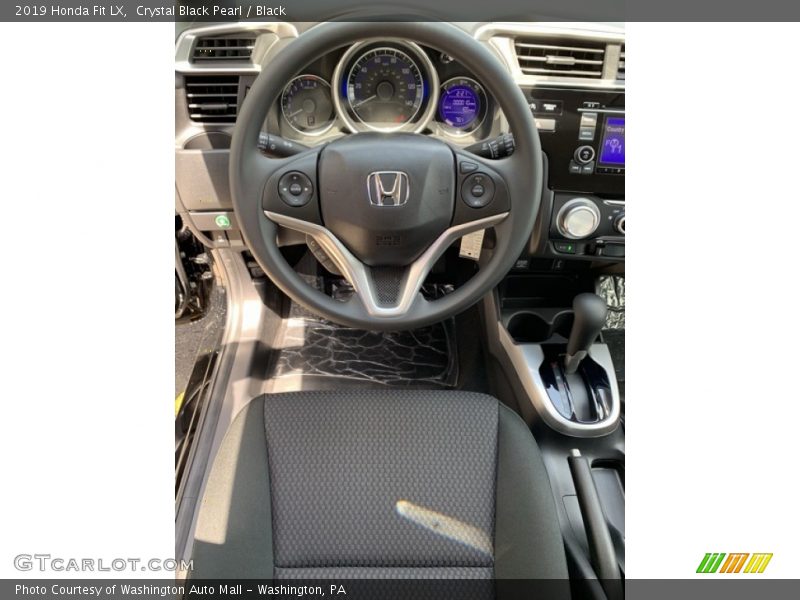 Crystal Black Pearl / Black 2019 Honda Fit LX