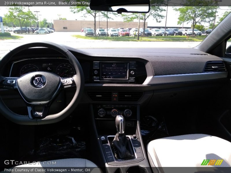 Black / Storm Gray 2019 Volkswagen Jetta R-Line